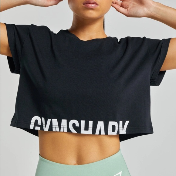 Gymshark Tops - Gymshark Fraction Crop Top Tee